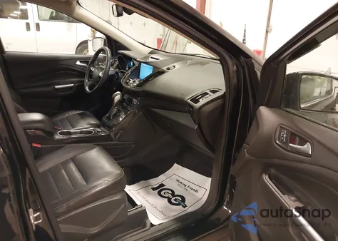 2014 Ford Escape Titanium z USA, uszkodzony, nr VIN 1FMCU9J98EUD57232